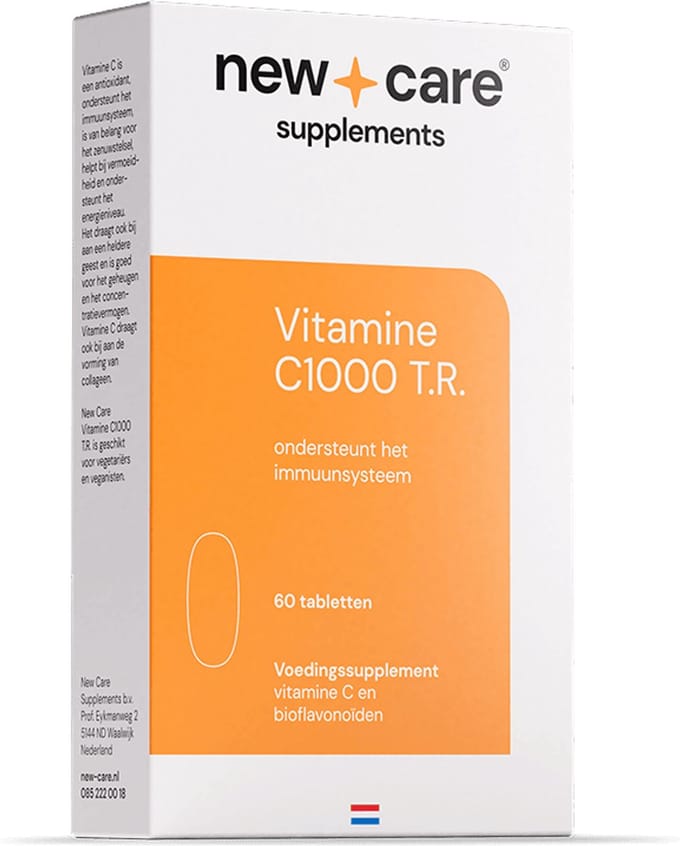 New Care Vitamine C1000 - immuunsysteem - 60 tabletten - vegetarisch