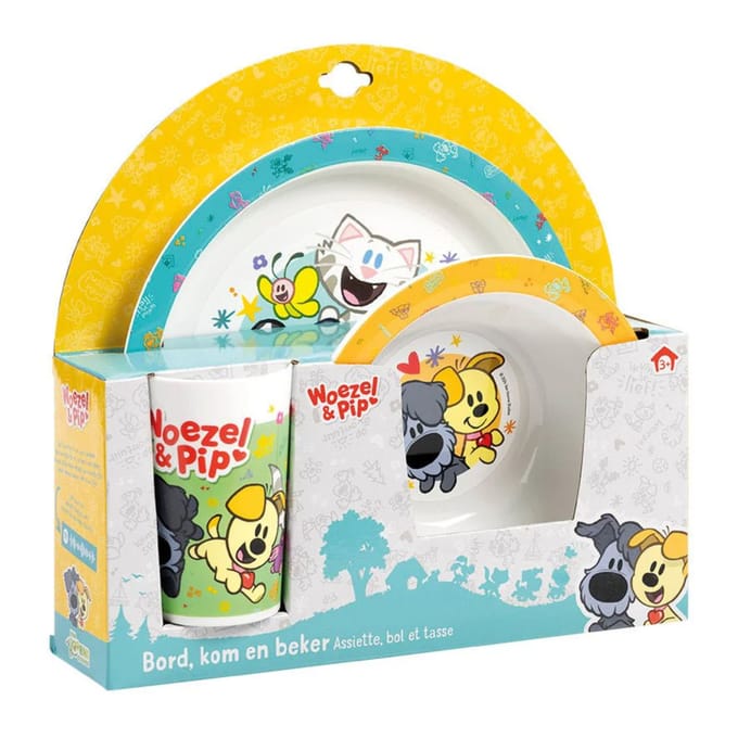 Bambolino Toys Woezel & Pip Dining set 3 pieces.