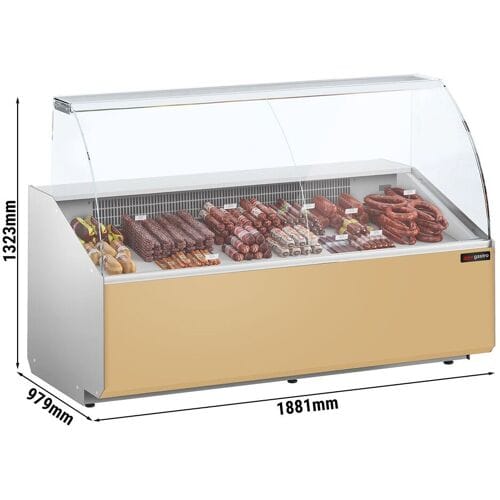 GGM Gastro Kühltheke - 1900mm - Frontblende Beige