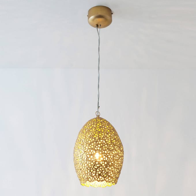 Holländer Hanglamp Cavalliere, goud, Ø 22 cm