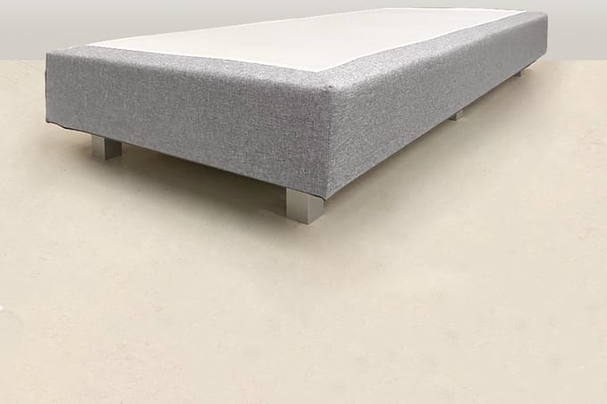 Losse boxspring - BONELLVERING - boxspringonderstel - boxspringbedbodem - zonder matras - 110x190 cm GRIJS