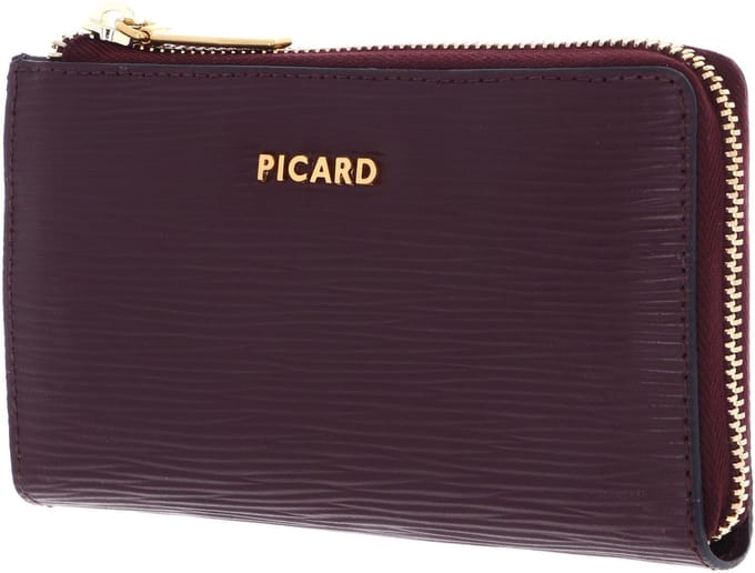 PICARD Leren portemonnee Calais 1 Wallet Vino (rood)paars