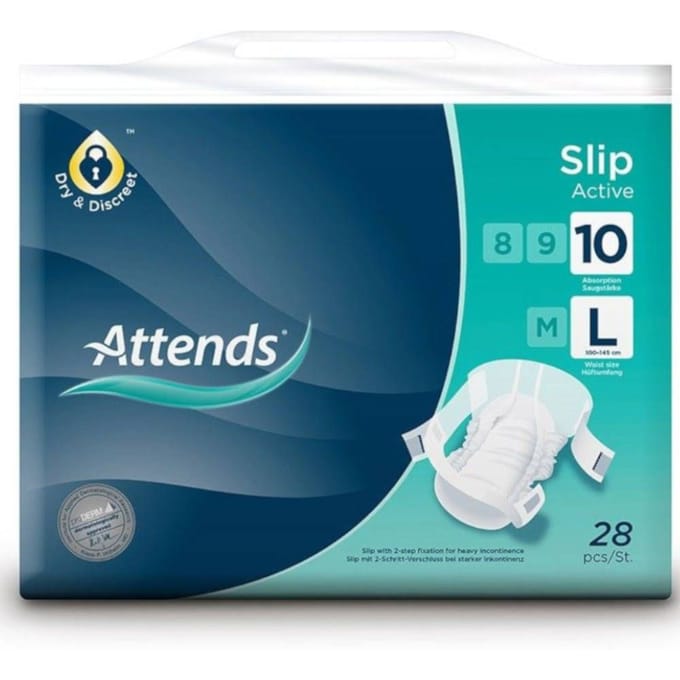 Attends® Slip Active 10 Large 28 Luiers