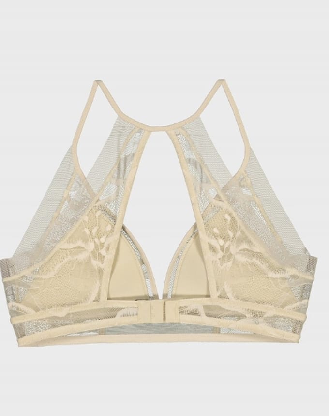 Calvin Klein - Dames Bh - Beige - Maat S - Zacht