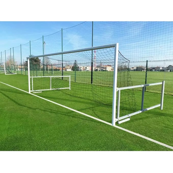 Gegalvaniseerd stalen opvouwbaar 8-a-side voetbaldoel Sodex Sport