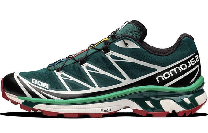 Salomon XT-6 Diep Petrol Fietsrood 38 black