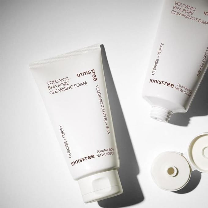 innisfree - Volcanic BHA Pore Cleansing Foam Jumbo Renewal Version - 250g