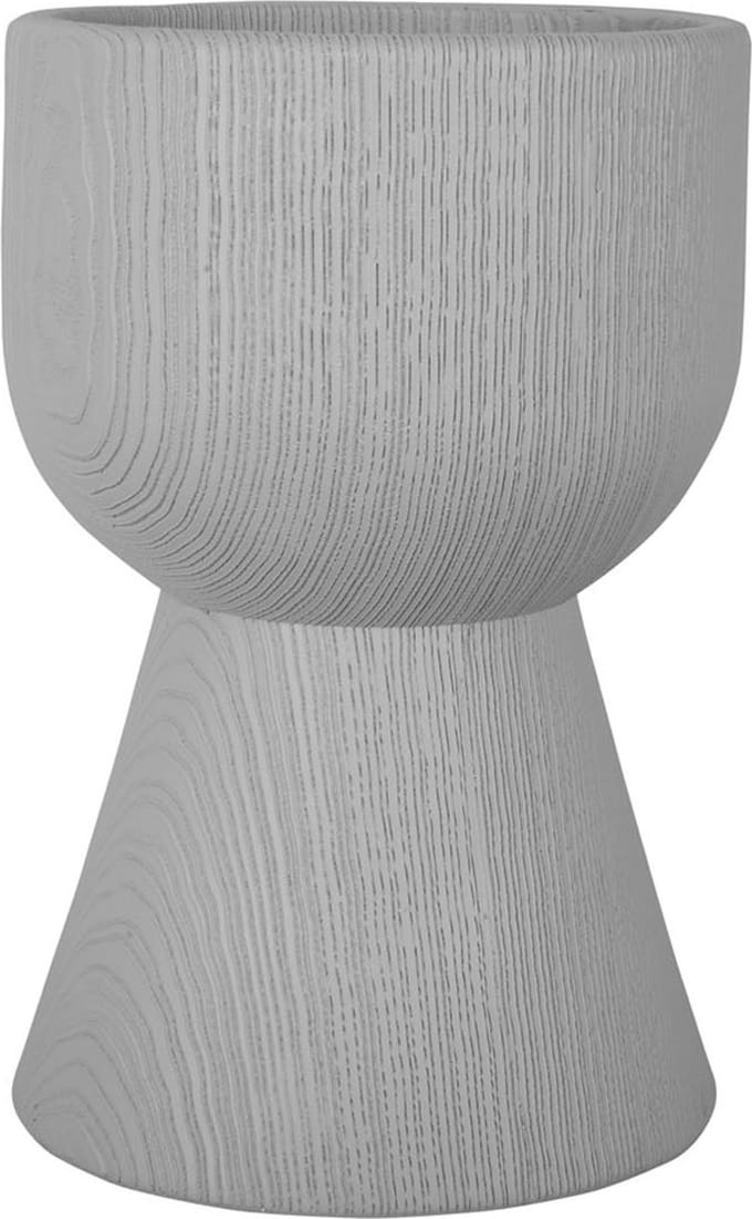 Present Time Bloempot Tam Tam - Grijs - Ø21cm - Modern,Scandinavisch