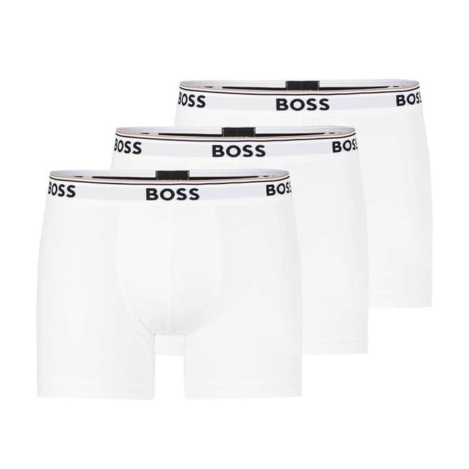 Boss Heren Boxershort (Pakket van 3) (Wit)