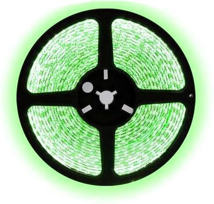 1 meter groen led strip - 30Leds/m - 12V