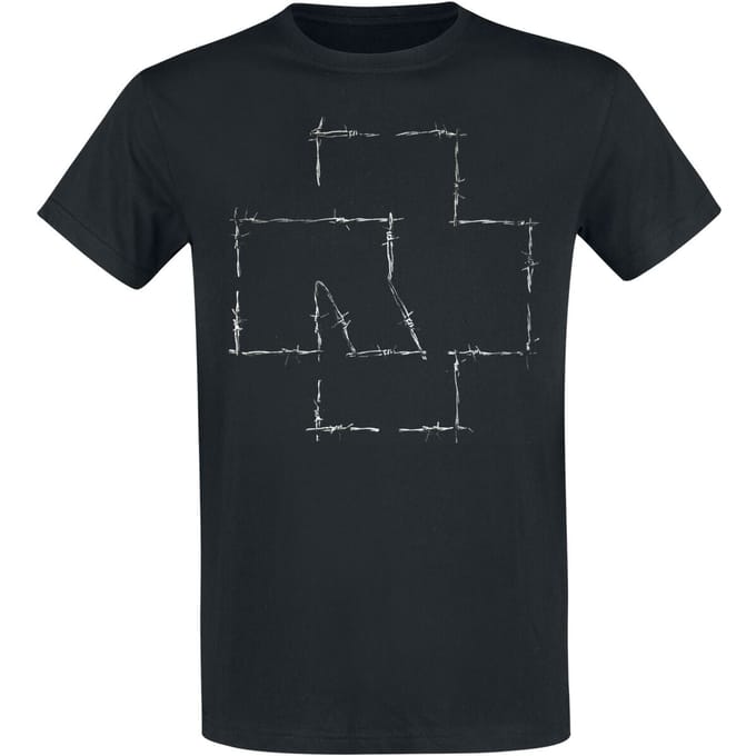 Rammstein T-shirt - Stacheldraht - S tot 3XL - voor Mannen - zwart