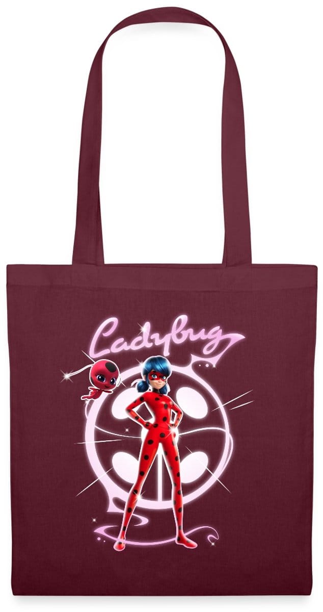 Miraculous Ladybug Met Tikki Tas Van Stof Schoudertas