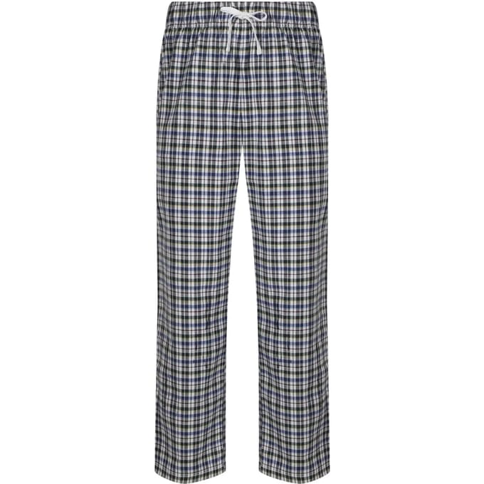 Skinnifit Men´s Tartan Lounge Pants SFM83 - White-Multi Check - M