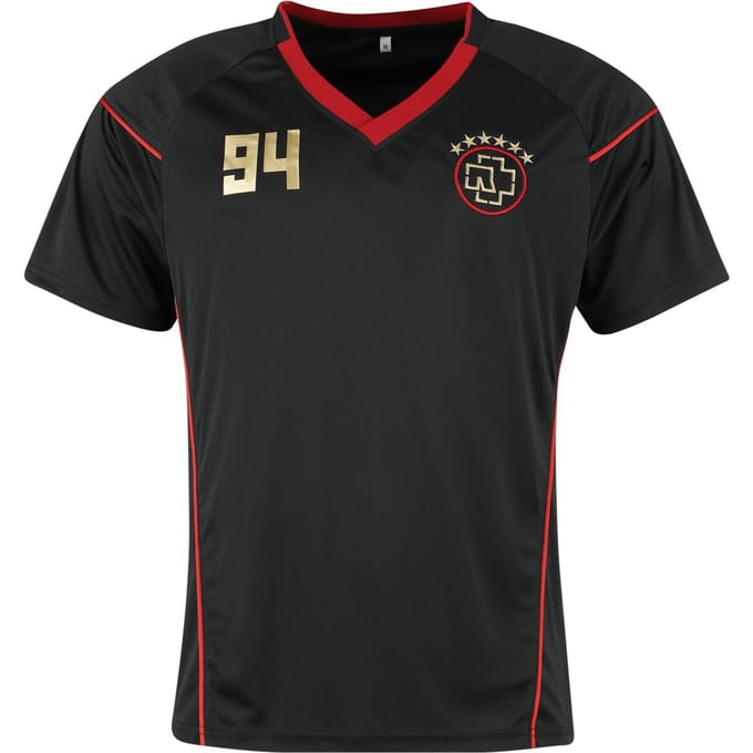 Rammstein Jersey - Trikot - S tot 5XL - voor Mannen - zwart-rood