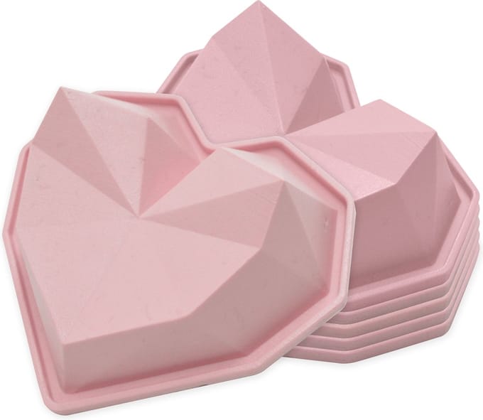ScrapCooking Siliconen Mal Diamond Hearts