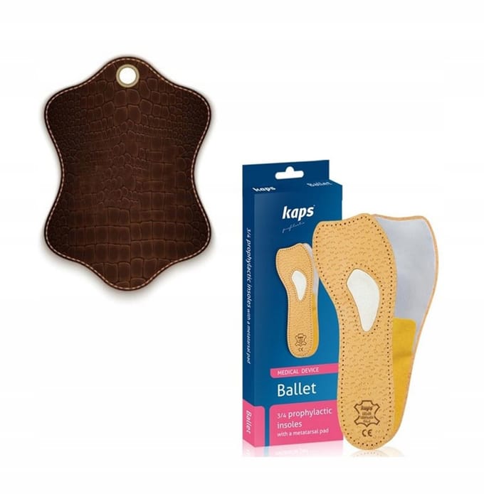 Kaps Ballet 3/4 Inlegzolen met Pelotte voor Dames - Maat 37