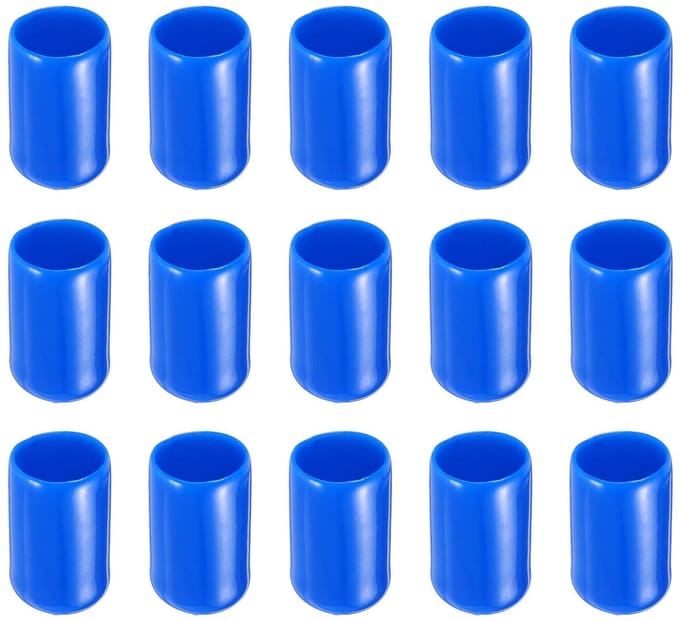 Dailygoods- Schroefdraad Protector Rubber - 20 Pack Eindkappen - Bescherming tegen Roest - Stofisolatie - Geschikt voor Schroef/Bout - Binnendiameter 10mm - Eindkap