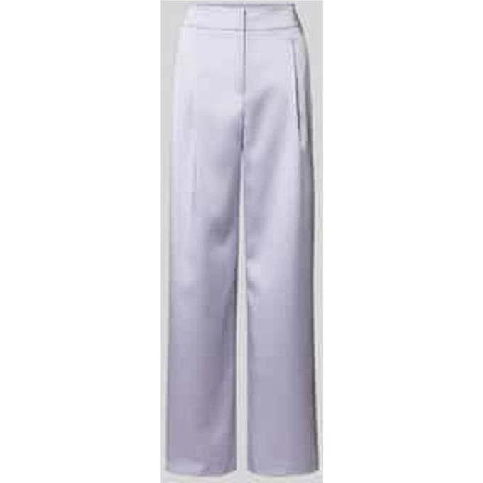 Stoffen broek met bandplooien