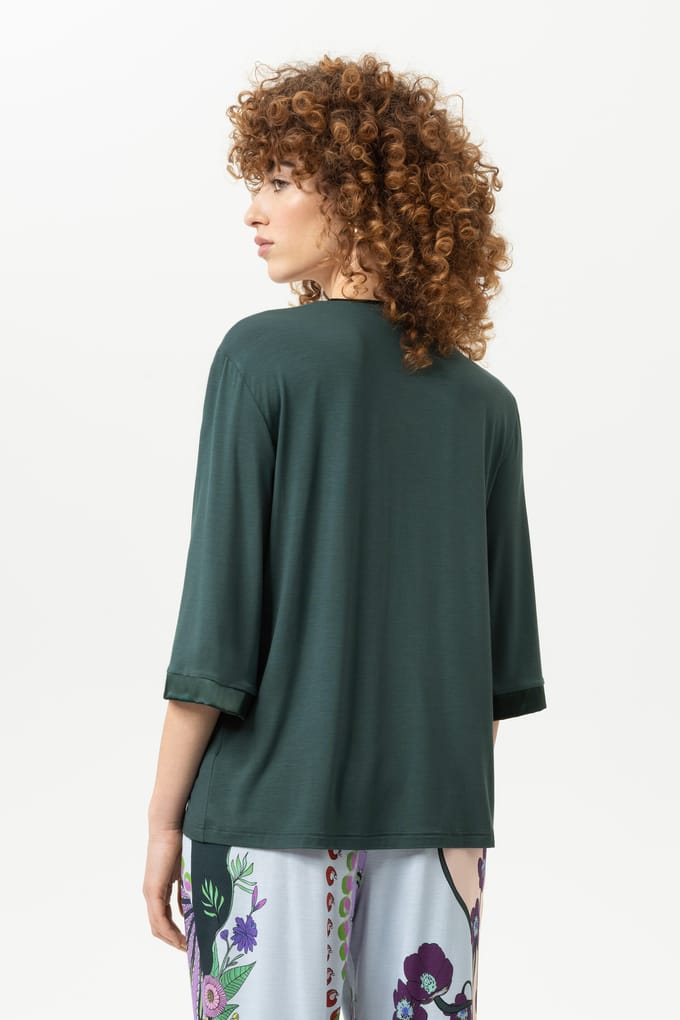 T-shirt met 3/4 mouw Serie Pure Chic Mystic Jade