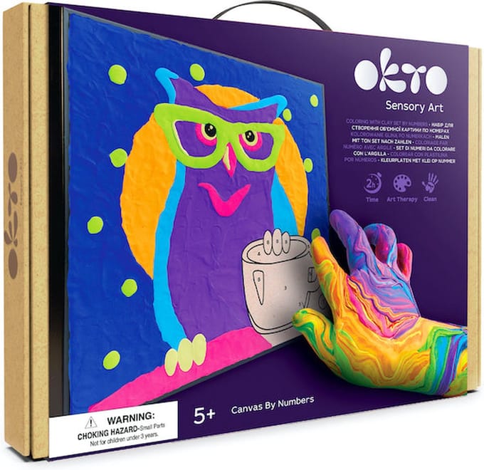Foam Klei Okto Owl 20003 Multikleur 30,5 x 42 x 5 cm