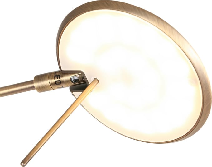 Wandlamp | 52 cm | zodiac LED | LED | brons bruin | kunststof metaal | modern functioneel sfeer trendy
