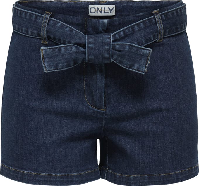 ONLY - ONLMADISON HW BELT SHORTS DNM GUA - Meisjes