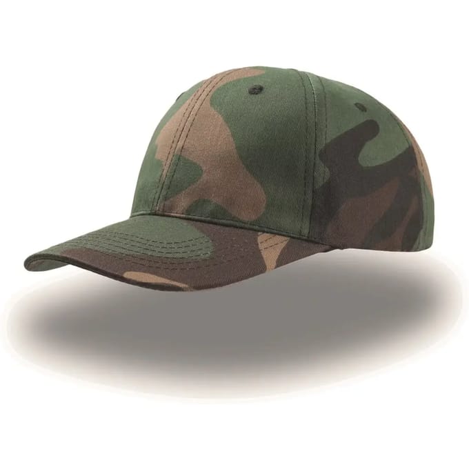 Atlantis Headwear Start Six Cap AT613 - Camouflage - One size