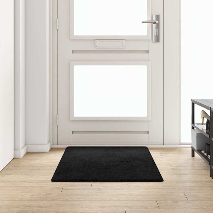 vidaXL Tapijt Loper Zwart 80 x 150 cm 100% Polypropylene Tuft