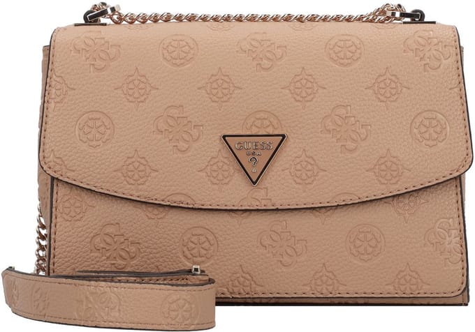 GUESS Schoudertas Cresidia Convertible Xbody Flap Beige Lichtbruin