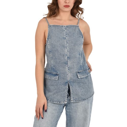 Armani Exchange Top blauw