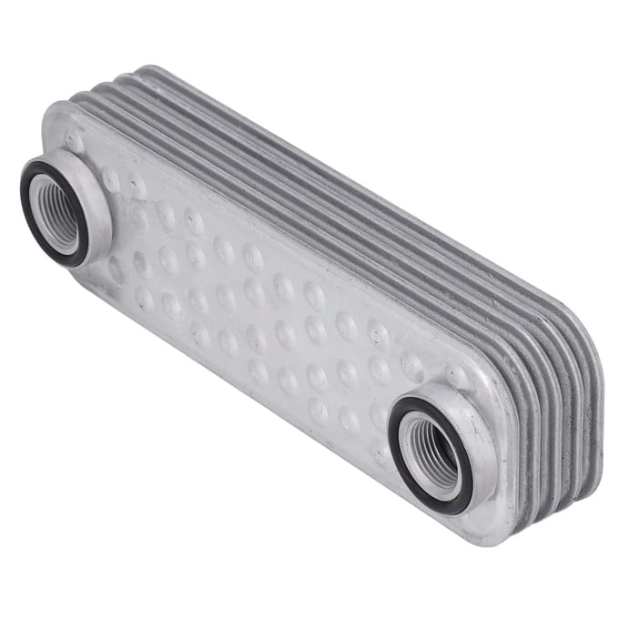Radiateur de refroidisseur d'huile moteur PBC500230 Remplacement pour les modèles Land Rover Defender TD5 white