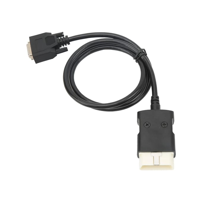 Câble adaptateur OBD à 16 broches pour outil de diagnostic OBD2 avec lecteur de codes VD TCS Pro black