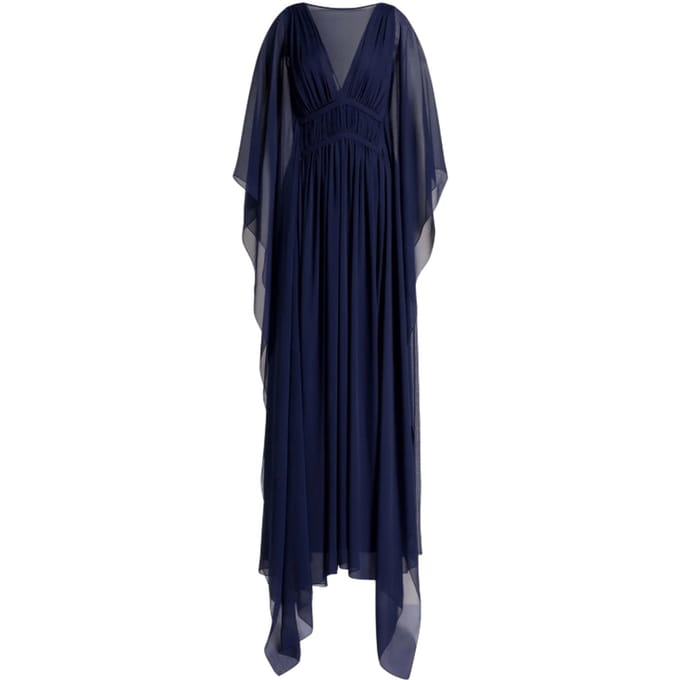 avondjurken en vrouwenceremonie Alberta Ferretti - roomjurk - blauw