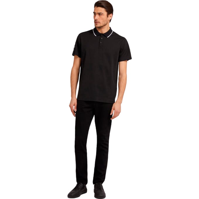 Guess heren poloshirt met piquétape en korte mouwen