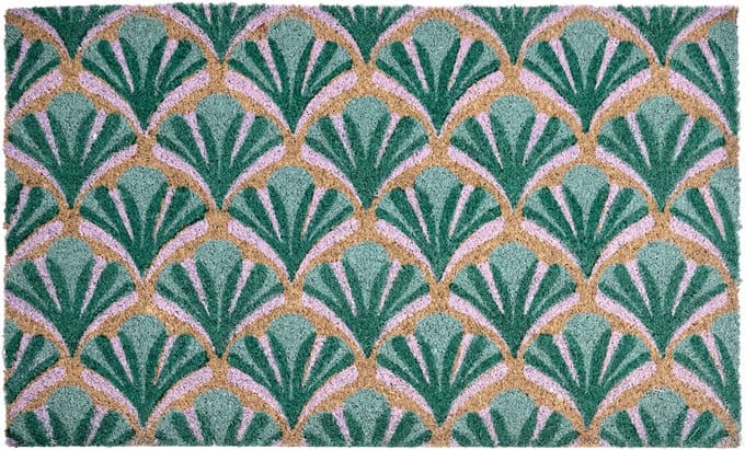 TATALIK - Deurmat - Groen - 45 x 75 cm - Kokosvezel