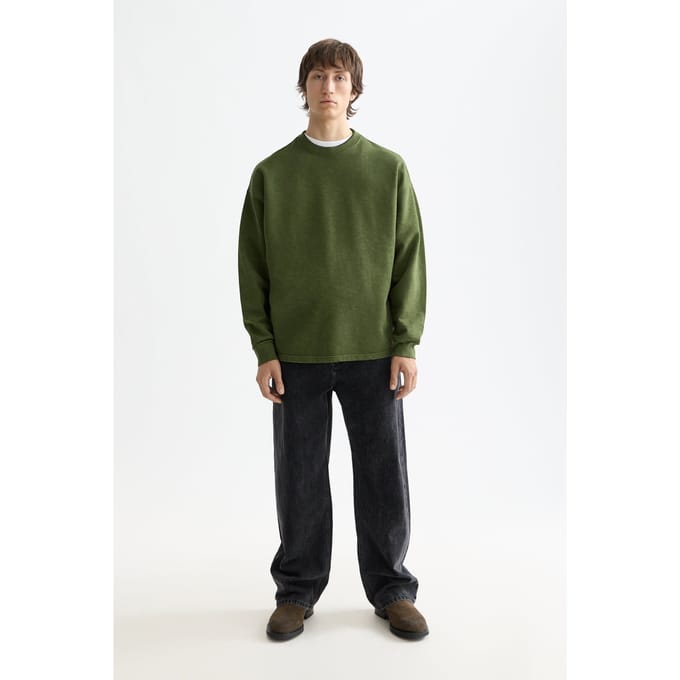Scotch & Soda Core - 3 Crosses Sweatshirt Khaki Taglia: M | Maglioni a maglia Outlet | Uomo | Marrone