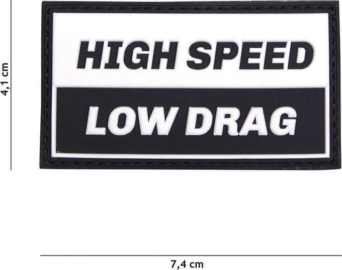 101 Inc Embleem 3D Pvc High Speed Zwart  17033