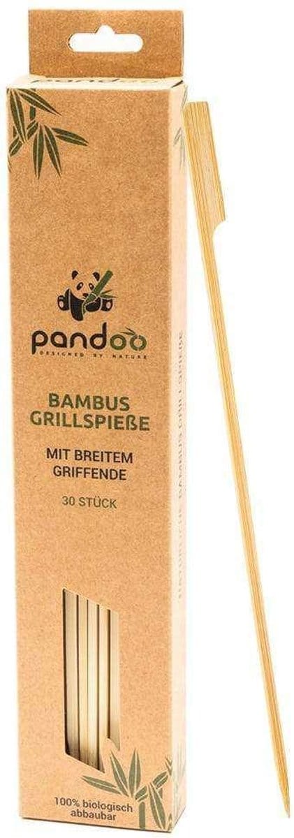 Pandoo Grill Spiezen - 4 x 30 stuks - 100% bamboe