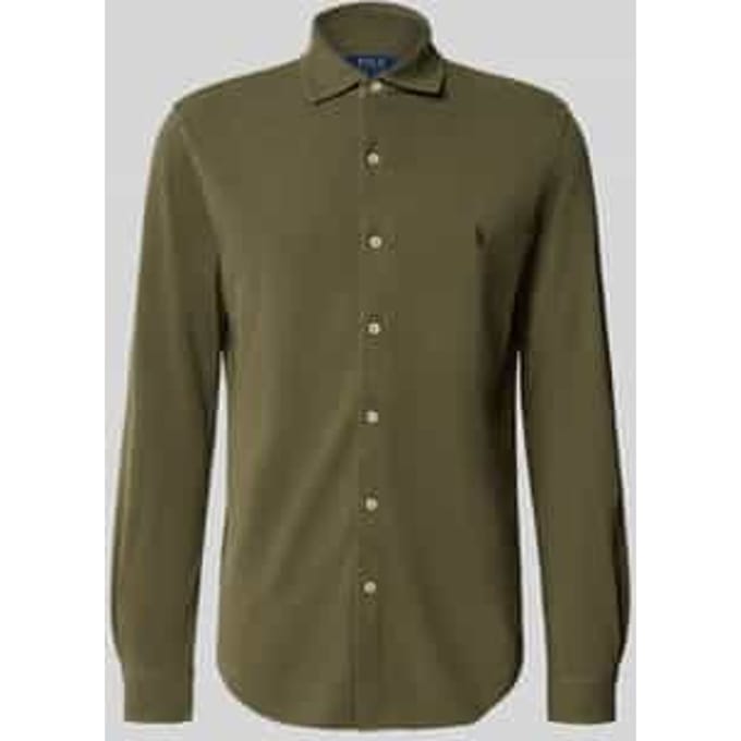 slim fit vrijetijdsoverhemd van puur katoen