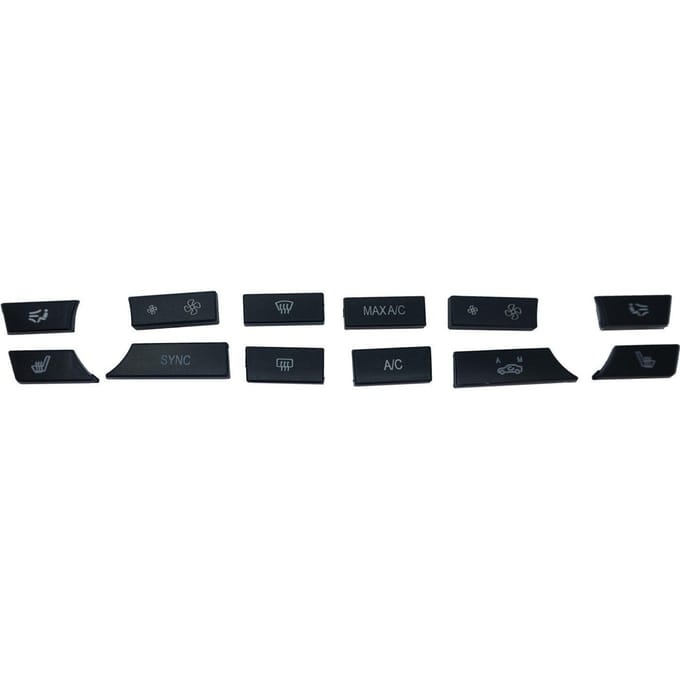 BDP957 12 Pièces Panneau de Commande Radio Climatisation CVC Bouton Couvercle 9331832 pour BMW F10 2011 16