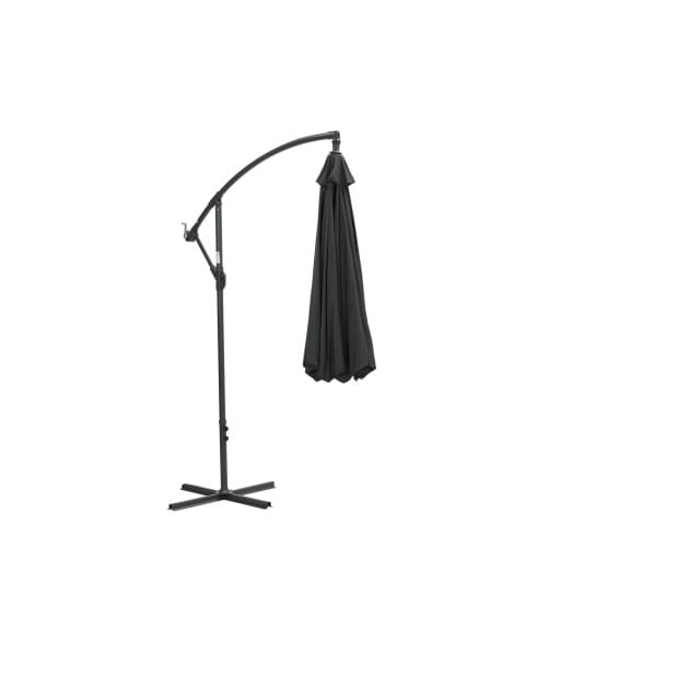 Garden Impressions - Parasol - Athene - Ø300 cm - Frame royal grey - Donkergrijs