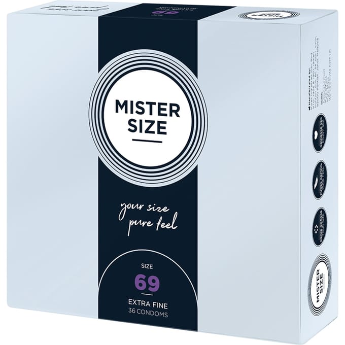 MISTER SIZE 69 Ultra Dunne XXXL condooms (36 pack)