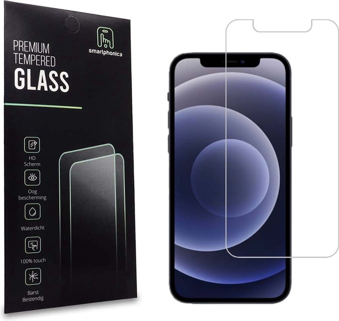 Smartphonica iPhone 12/12 Pro screenprotector van glas met notch geschikt voor iPhone 12;iPhone 12 Pro