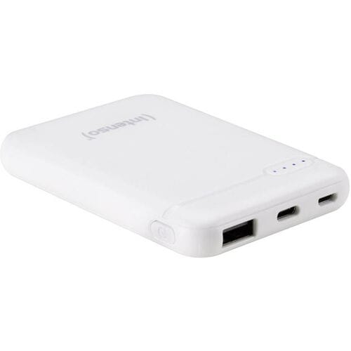 (Intenso) Powerbank XS5000 - 5000mAh - Li-polymer - USB-A en USB-C - wit (7313522)