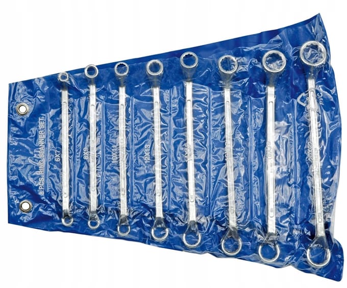 Vorel Ringsleutelset 8-delig 6-22 mm met koffer