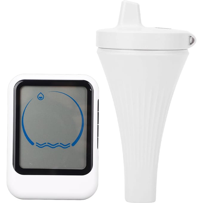 Zwembad Temperatuurmeter met Display Draadloze Temperatuurmeter Zwevend voor Vis Aquarium gray
