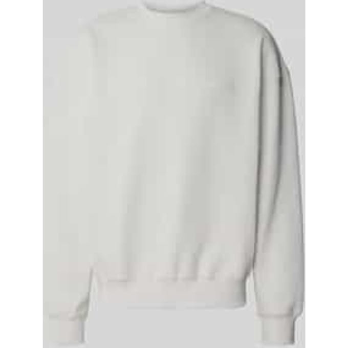 Oversized fit sweatshirt met logo-stitching model 'Tate'