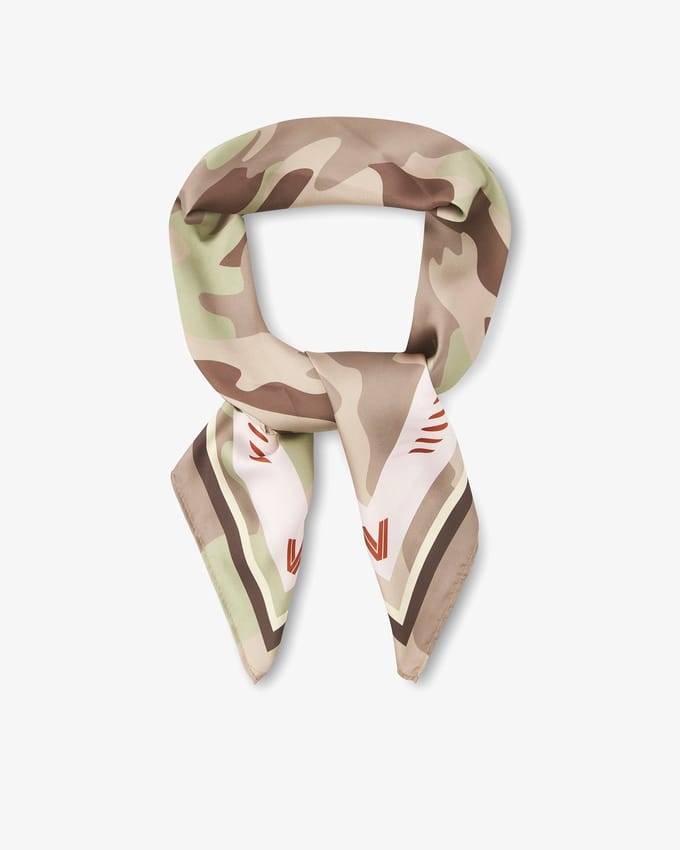 VIA VAI Lilo Camo Sjaal Dames - Groen