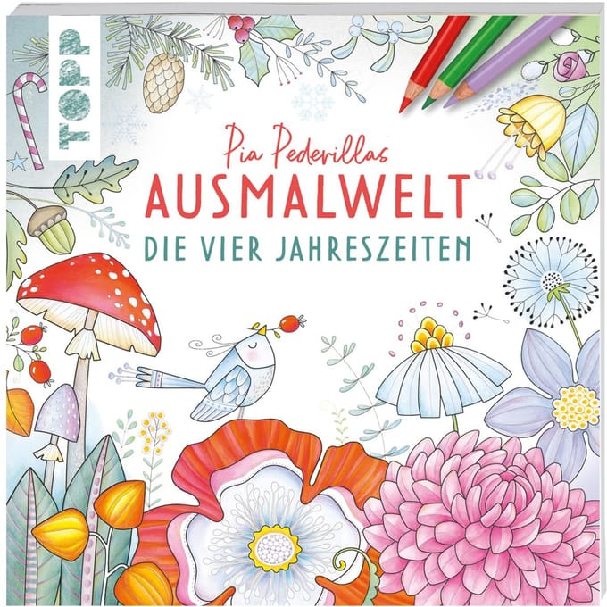 Boek "Pia Pedevillas Ausmalwelt - Die vier Jahreszeiten"