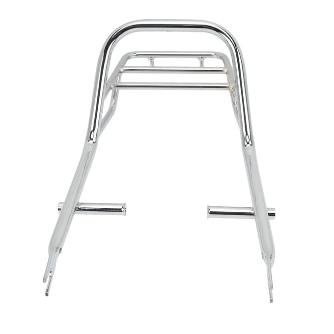 Motorfiets Achterbagagekofferhouder Staallegering Verchroomd Vervanging voor DAX ST70 CT70 ST90 white